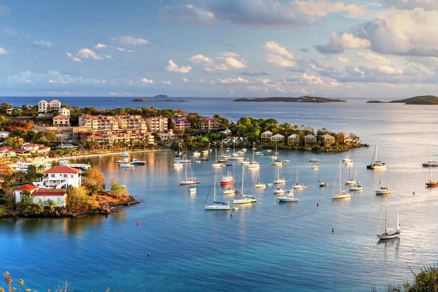 Cruz Bay Evening, St John USVI