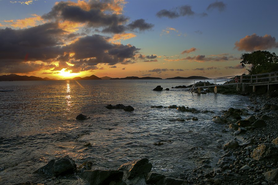Gallow’s Point Sunset, Pillsbury Sound, St John USVI
