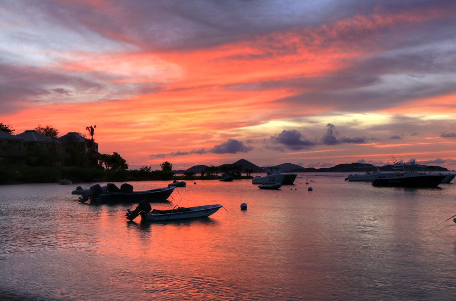 Cruz Bay Sunset, St John USVI