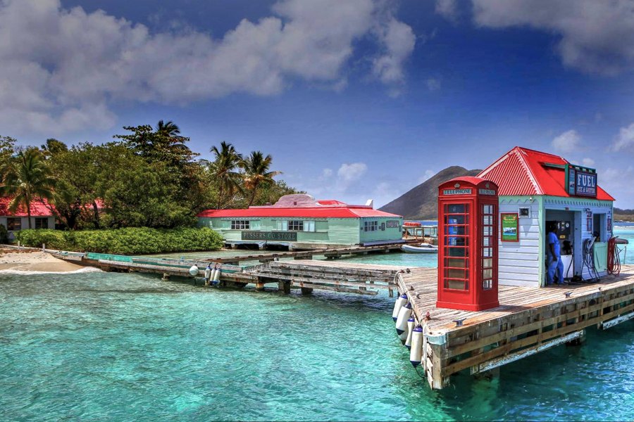 Pusser’s Station, Marina Cay, BVI